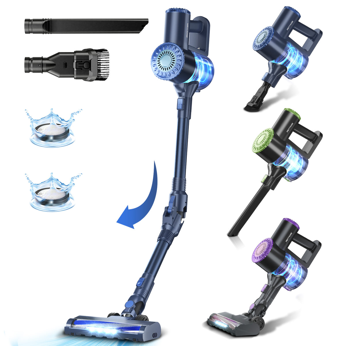 Prettycare W400 Cordless Vacuum Cleaner Review HD 1080p 