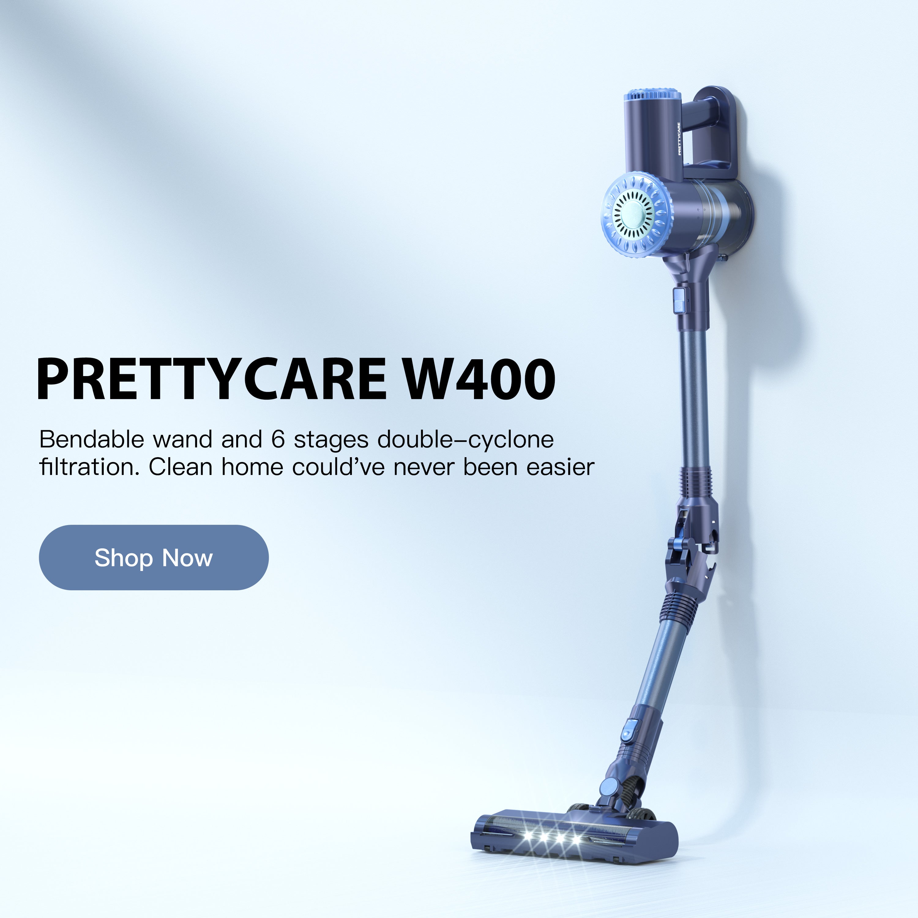New PrettyCare W400 Rechargeable Vacuum Cleaner – PayMore Cary